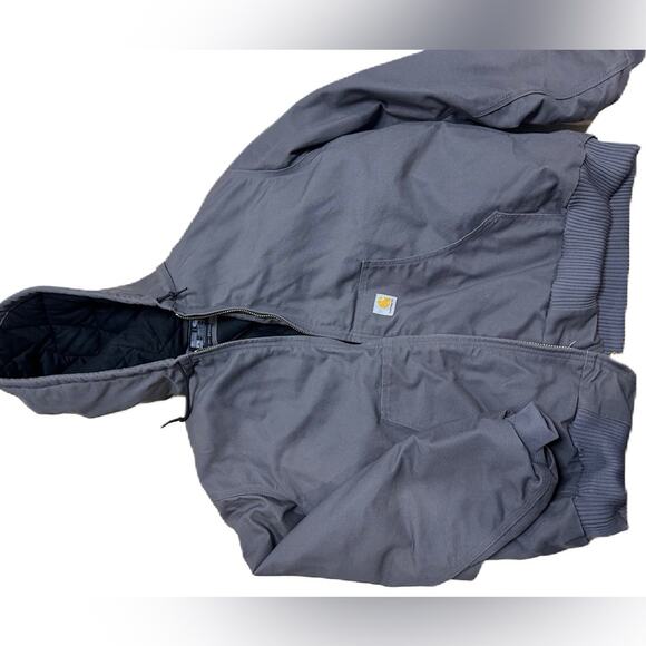 CARHARTT FLANNEL-LINED ACTIVE JAC J140 - LOOSE FIT - FIRM DUCK XL - Picture 2 of 7
